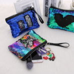 Sequin bag  White - Image 3